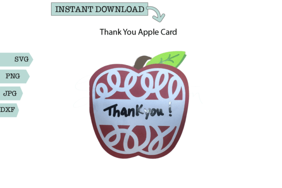 Apple Thank You Card SVG: A 3D SVG Shapes Review for Sellers