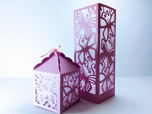 Butterfly Lantern and Box 3D SVG Sets Review