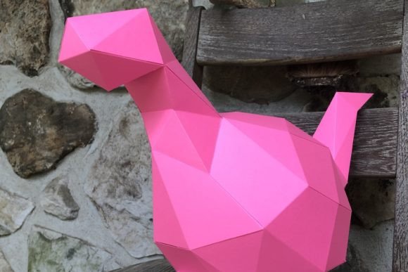 Chubby Dino Paper Sculpture: A 3D SVG Animals Review