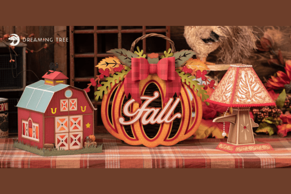 Down on the Farm SVG Bundle: Fall 3D SVG for Real Crafting
