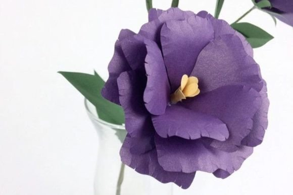 Lisianthus Paper Flower: A 3D SVG Review for Flowers Sellers