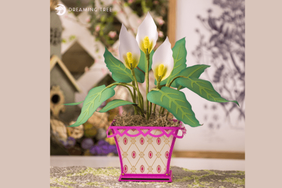 Peace Lily SVG: Elevating 3D SVG Flowers in Brand Design