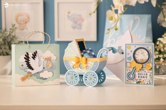 Precious Beginnings SVG Bundle: Baby 3D SVG for Local Branding