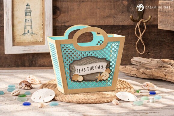 Seas the Day Tote SVG: A Summer 3D SVG for Local Branding