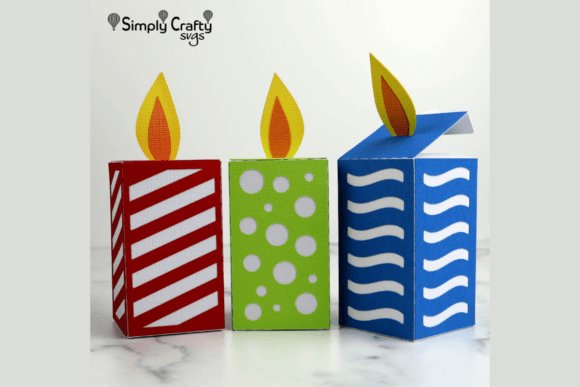 Square Birthday Candle Box SVG: A 3D SVG Review for Birthdays