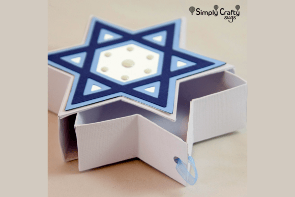 Star of David Box SVG for Jewish Celebrations & 3D SVG